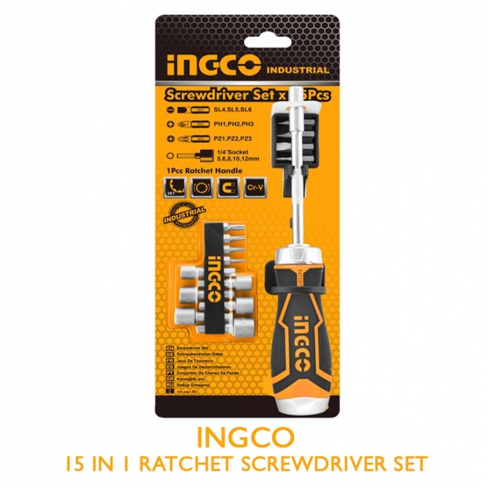 Ratchet Screwdriver 15 Set In 1 