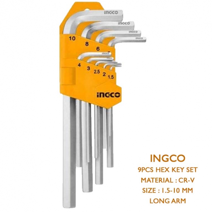 Hex Key Set 9 Pcs 