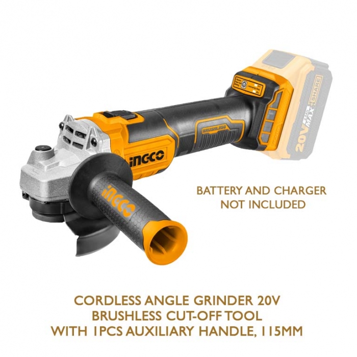 Cordless Angle Grinder 20V Brushless