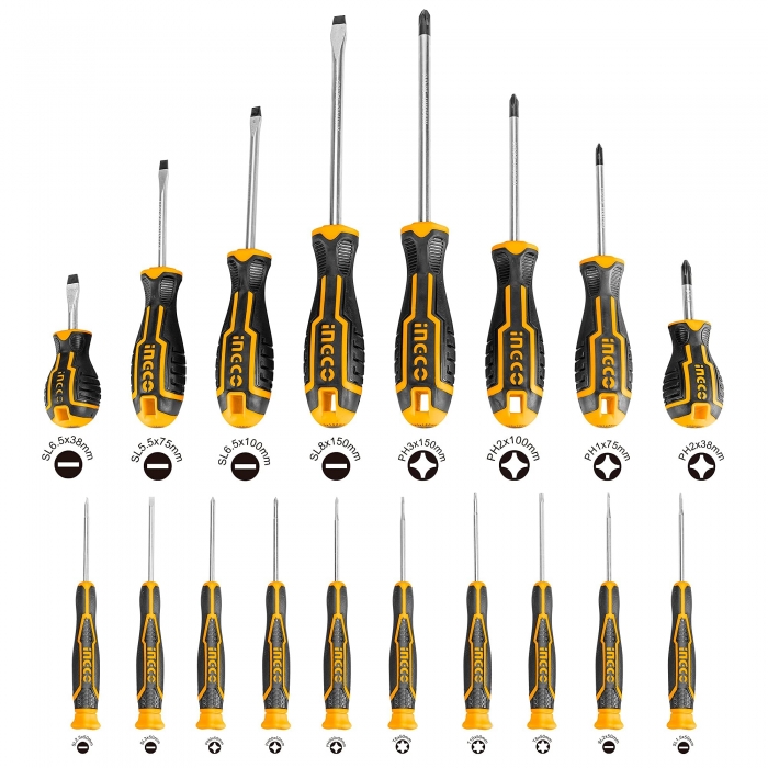 Screwdriver and Precision Screwdriver Set 18 PCS 