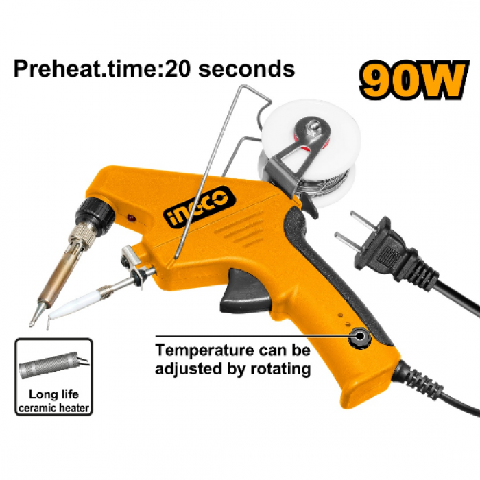 Soldering Gun WIth Solder Feeder 90W 