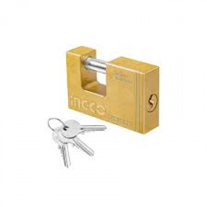 Heavy Duty Brass Block Padlock