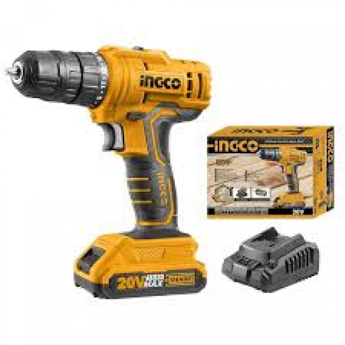 Lithium-ion cordless drill (2 batteries)