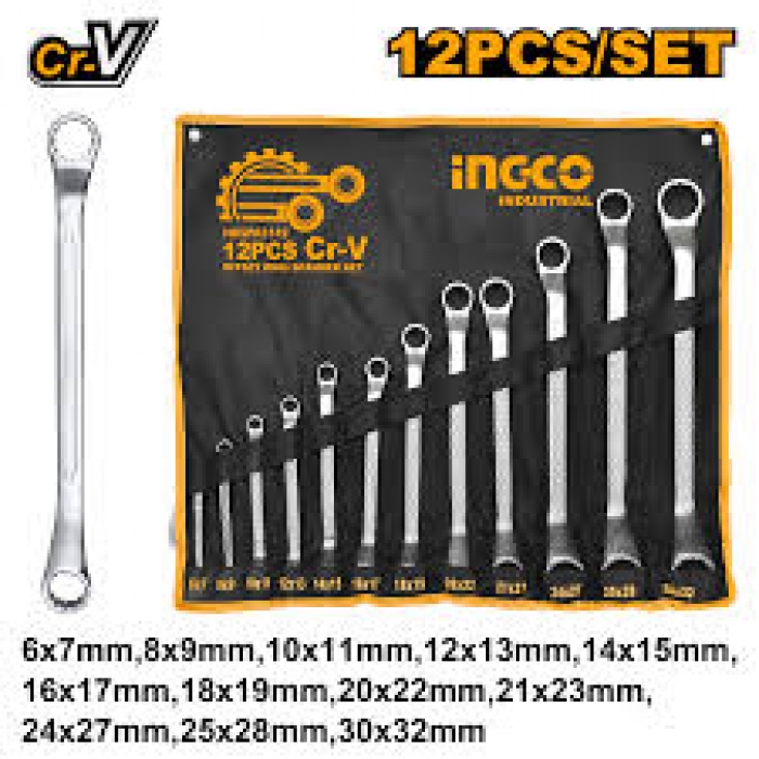 Ring Spanner Set - Sizes 6-32mm