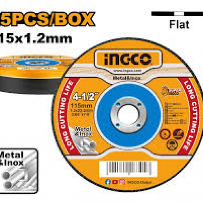 Abrasive Metal Cutting Disc 115*1.2*22.2 MM X 25 P