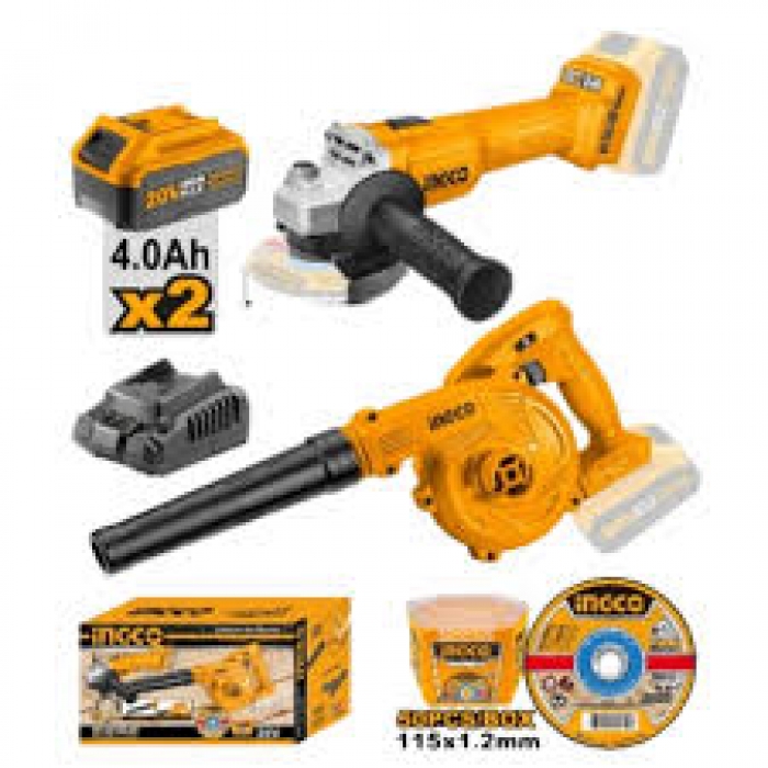 Angle Grinder+Blower 20V lithium_ion 