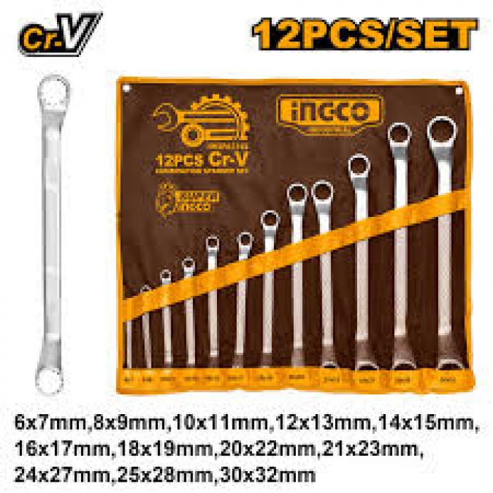 Ring Spanner Set - Sizes 6-32mm