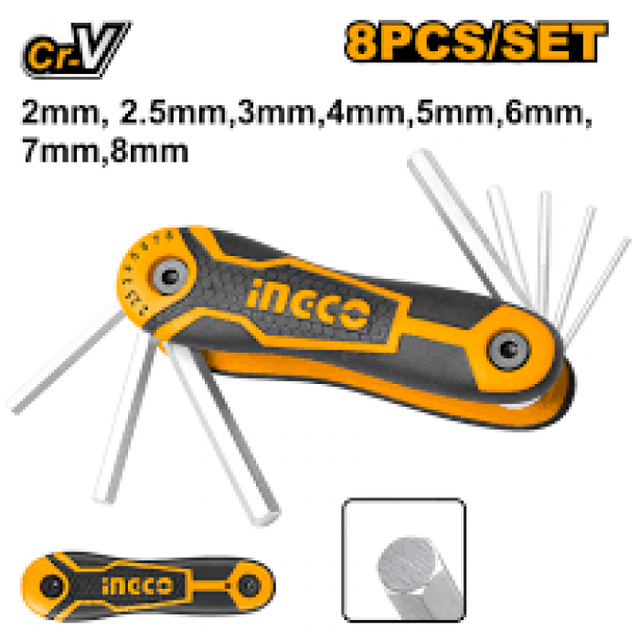 Hex Key(Pocket) 8Pcs