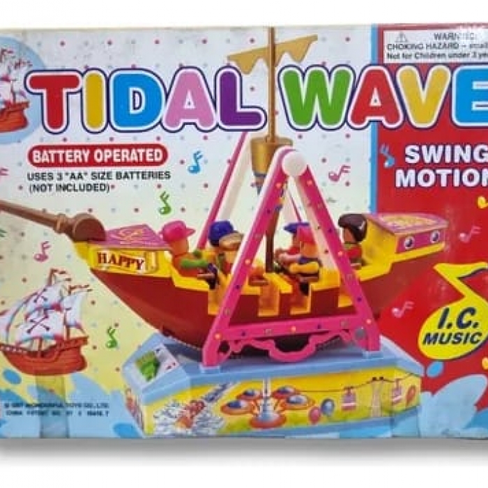 Tidal Wave battery-operated swing motion toy boat.