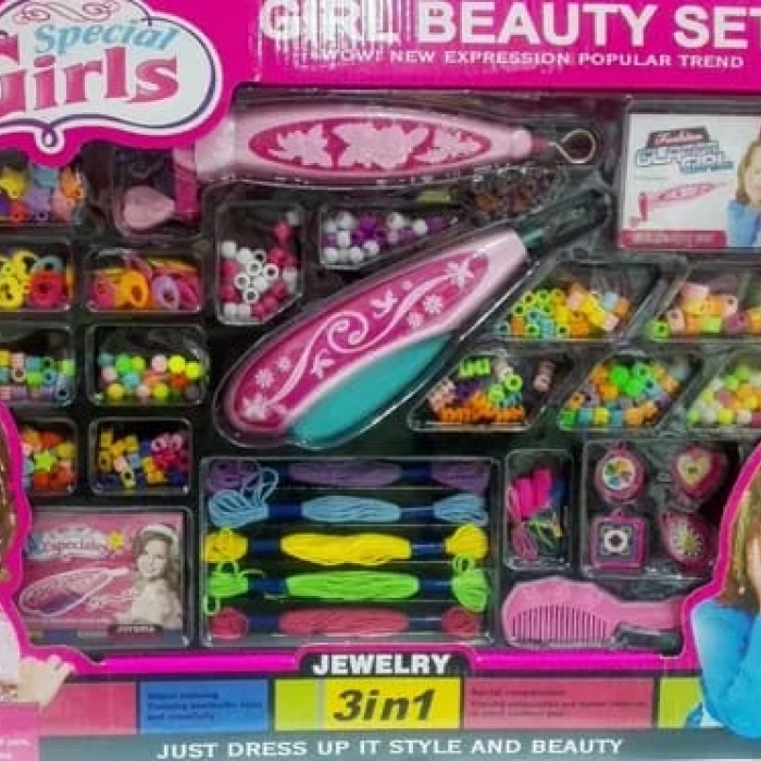 Mega Creative 3-in-1 Girl Jewelry & Beauty Set. 